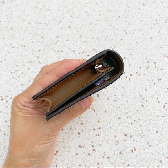 NWT Authentic Gucci Leather Flap Cover Mini Wallet - Picture 4 of 7